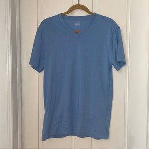 Men’s J. Crew Light Blue V-Neck NWT